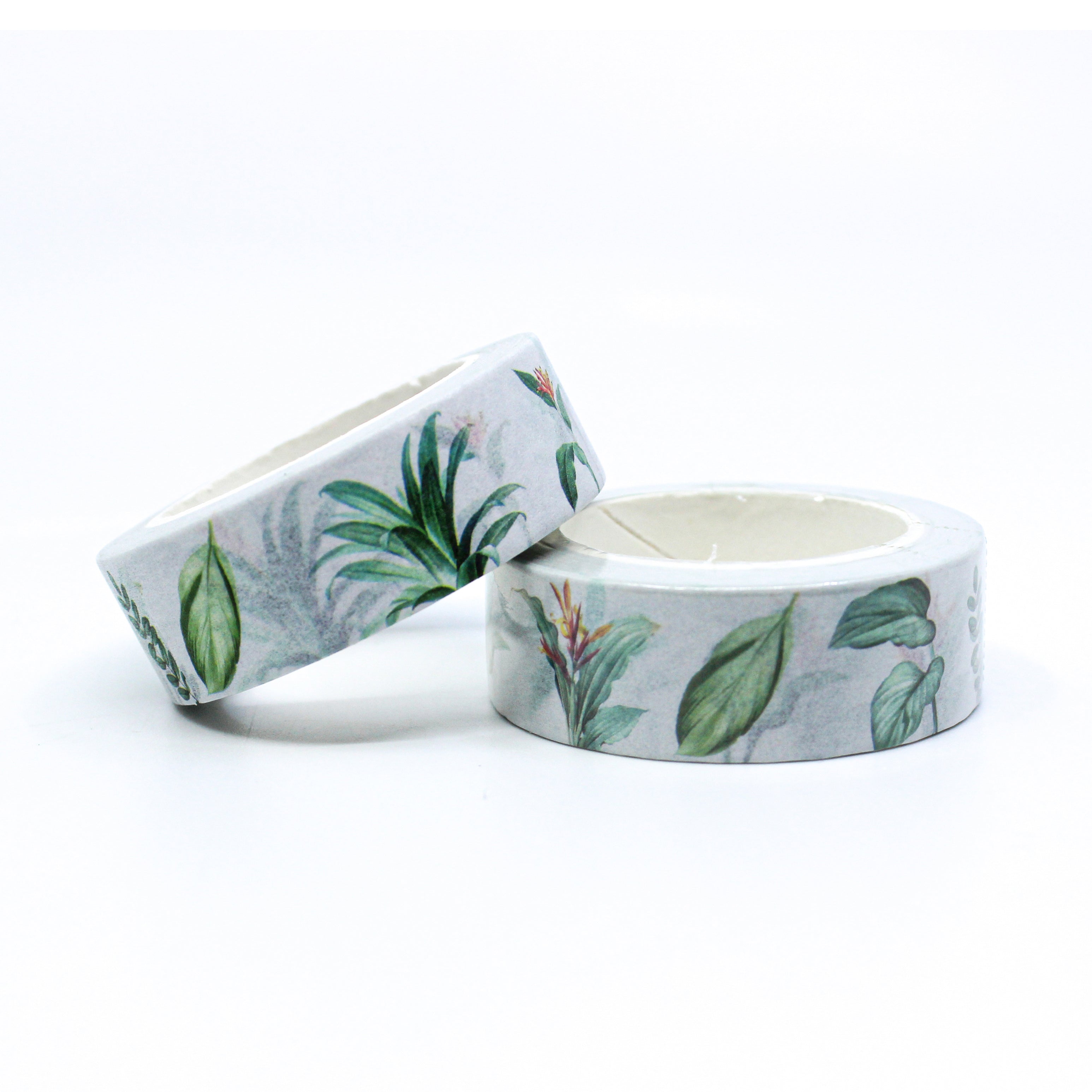 This is birds of paradise floral pattern for Journal Supplies, Scrapbooking washi tapes from BBB Supplies Craft Shop