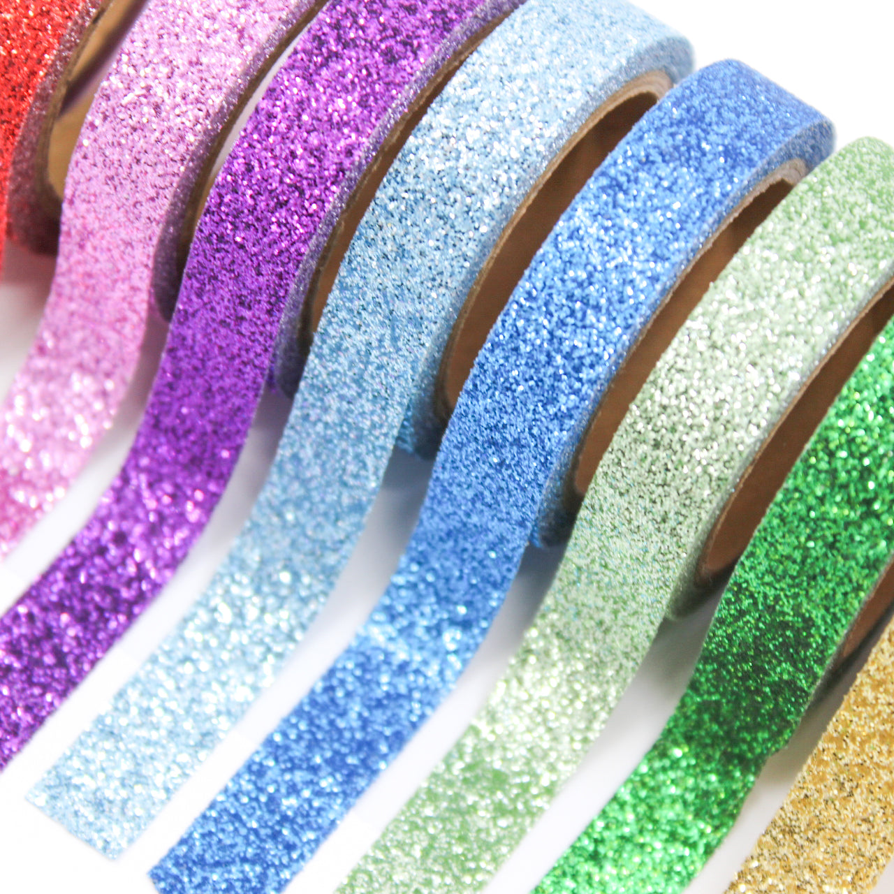 Glitter Ribbon - Multiple Colors Available Pink