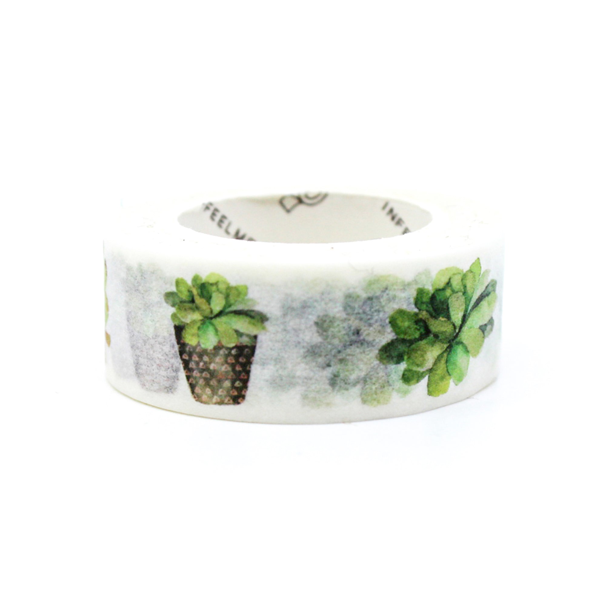 This pretty green succulent desert flower tape is a vibrant floral pattern perfect for your BUJO and craft projects. Spring is in the air with this gorgeous tape from BBB Supplies Craft Shop.