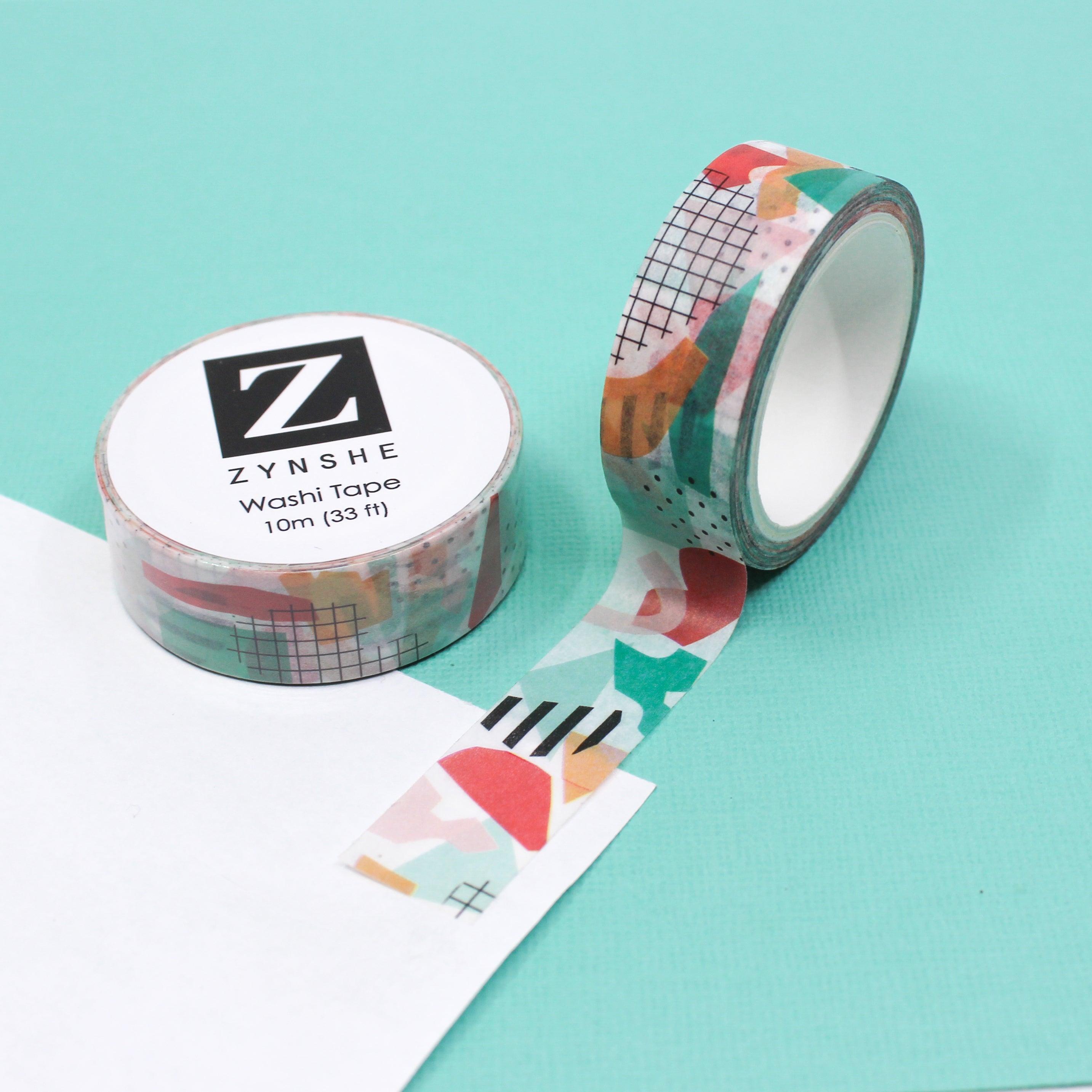 This is a washi tape with a fun pop art pattern from BBB Supplies Craft Shop.