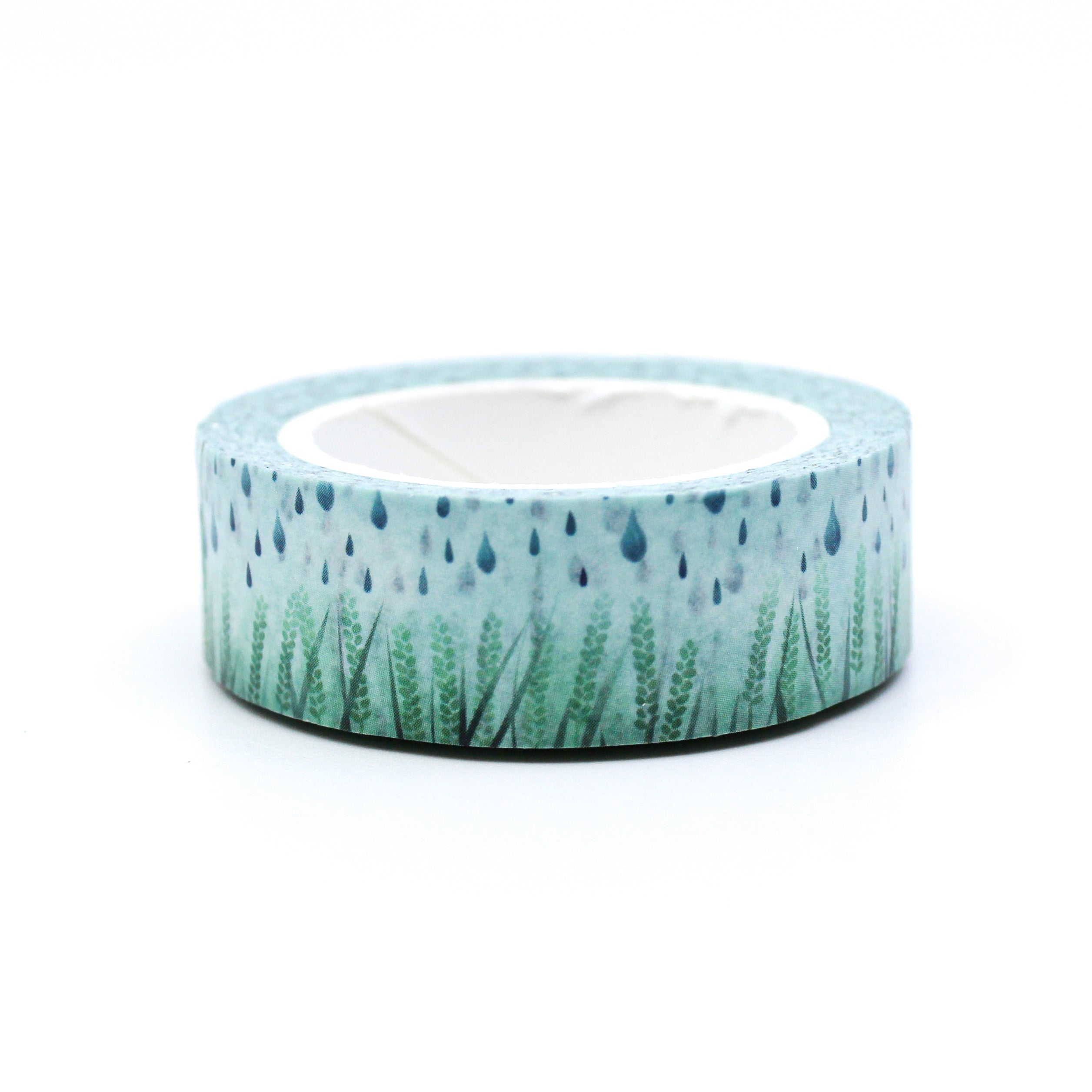 This a cute view of sweet Nordic green grass washi tape from BBB Supplies Craft Shop