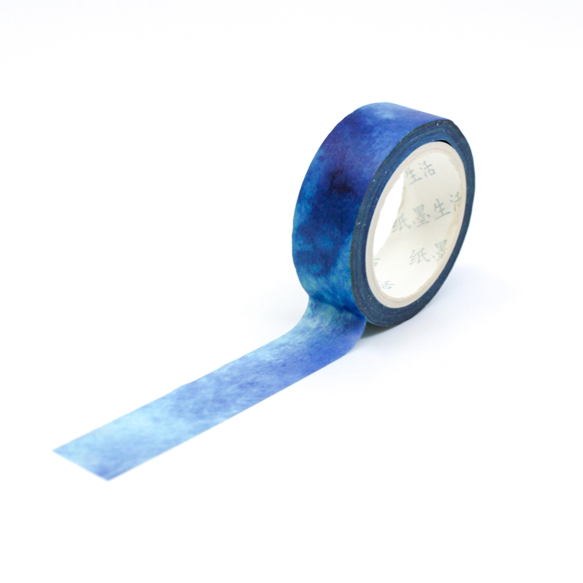 This bright turquoise-blue sky watercolor washi tape is the perfect addition to your washi collection. The simplicity of the pattern is perfect for accenting and matching any project's theme while adding a beautiful and interesting pattern. This tape is sold at BBB Supplies Craft Shop.
