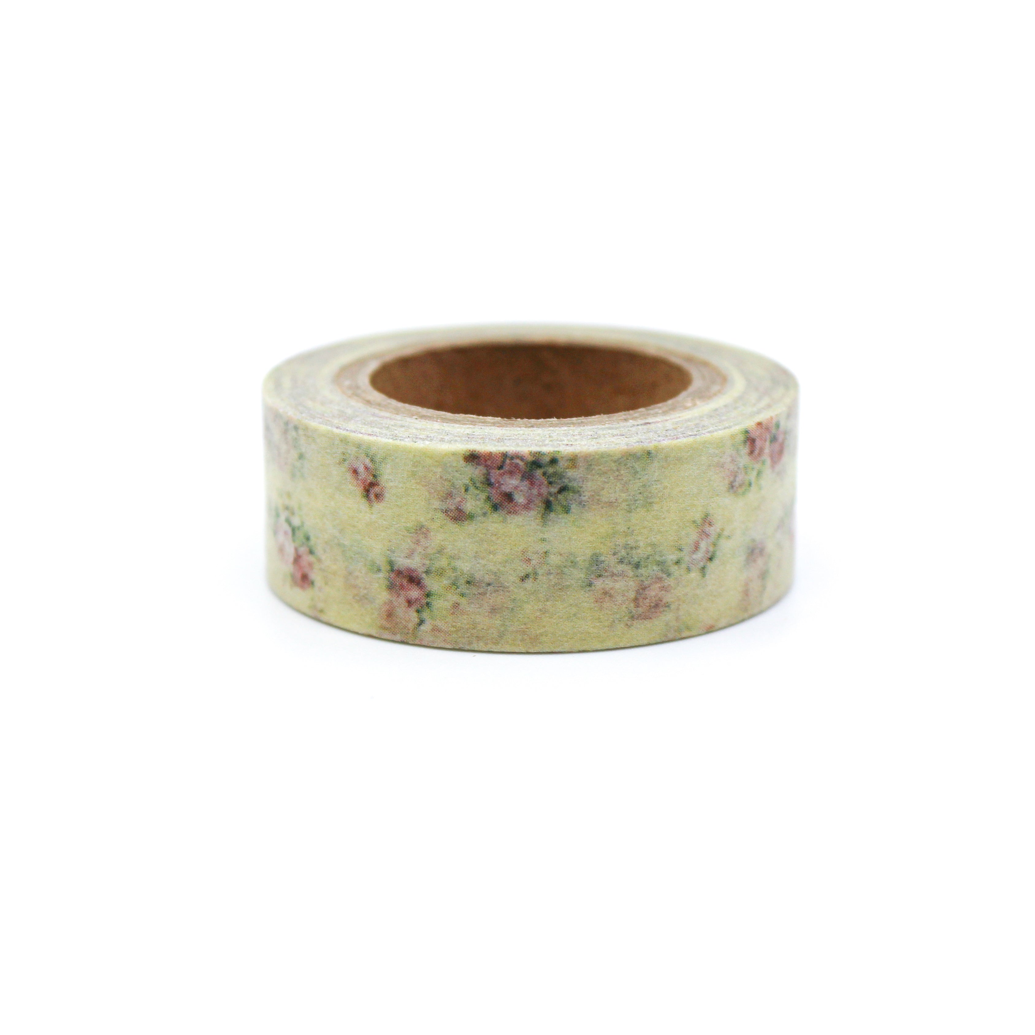 This is a beautiful vintage flowery  design with cream background washi tapes from BBB Supplies Craft Shop
