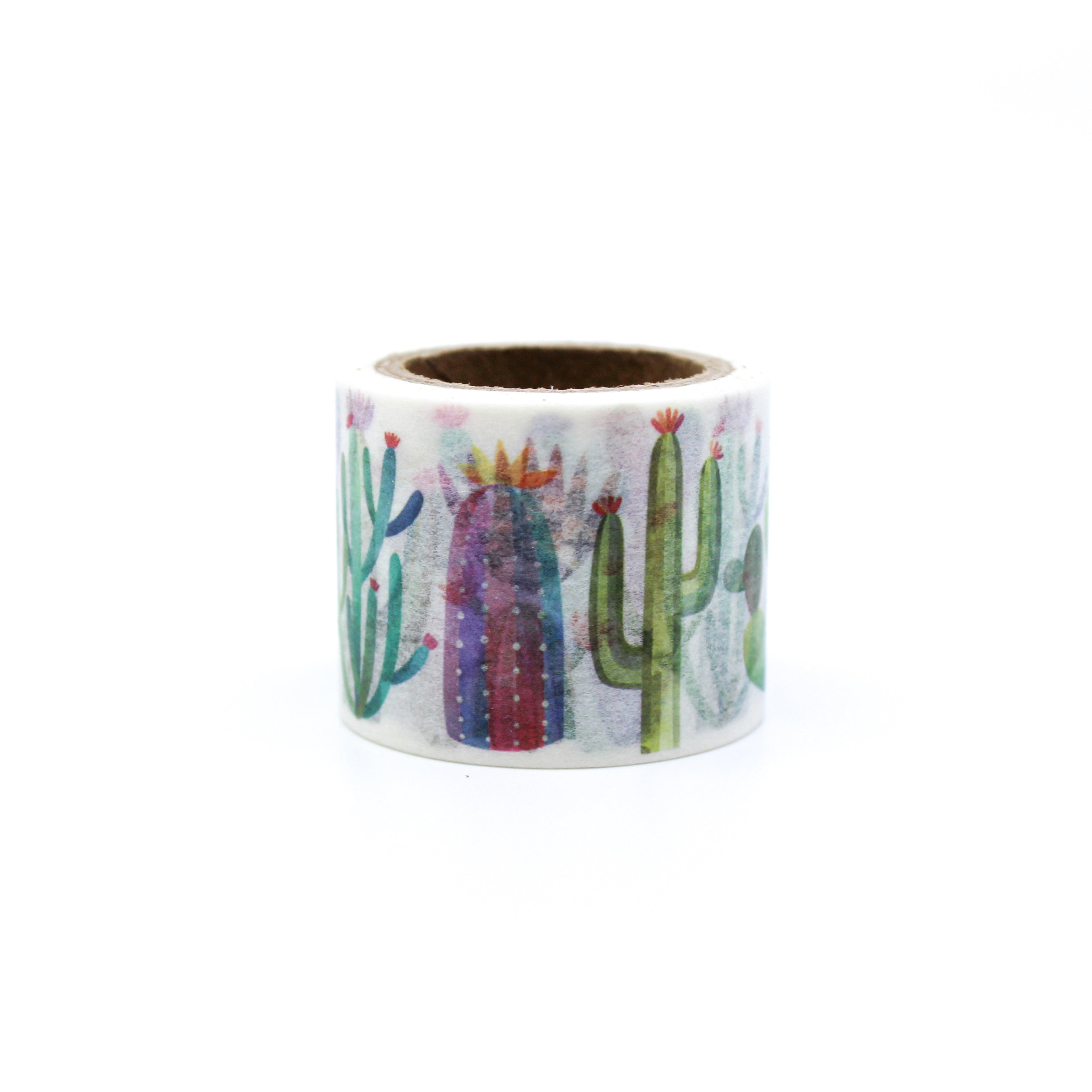 This is a cute collection of desert plants pattern washi tape from BBB Supplies Craft Shop