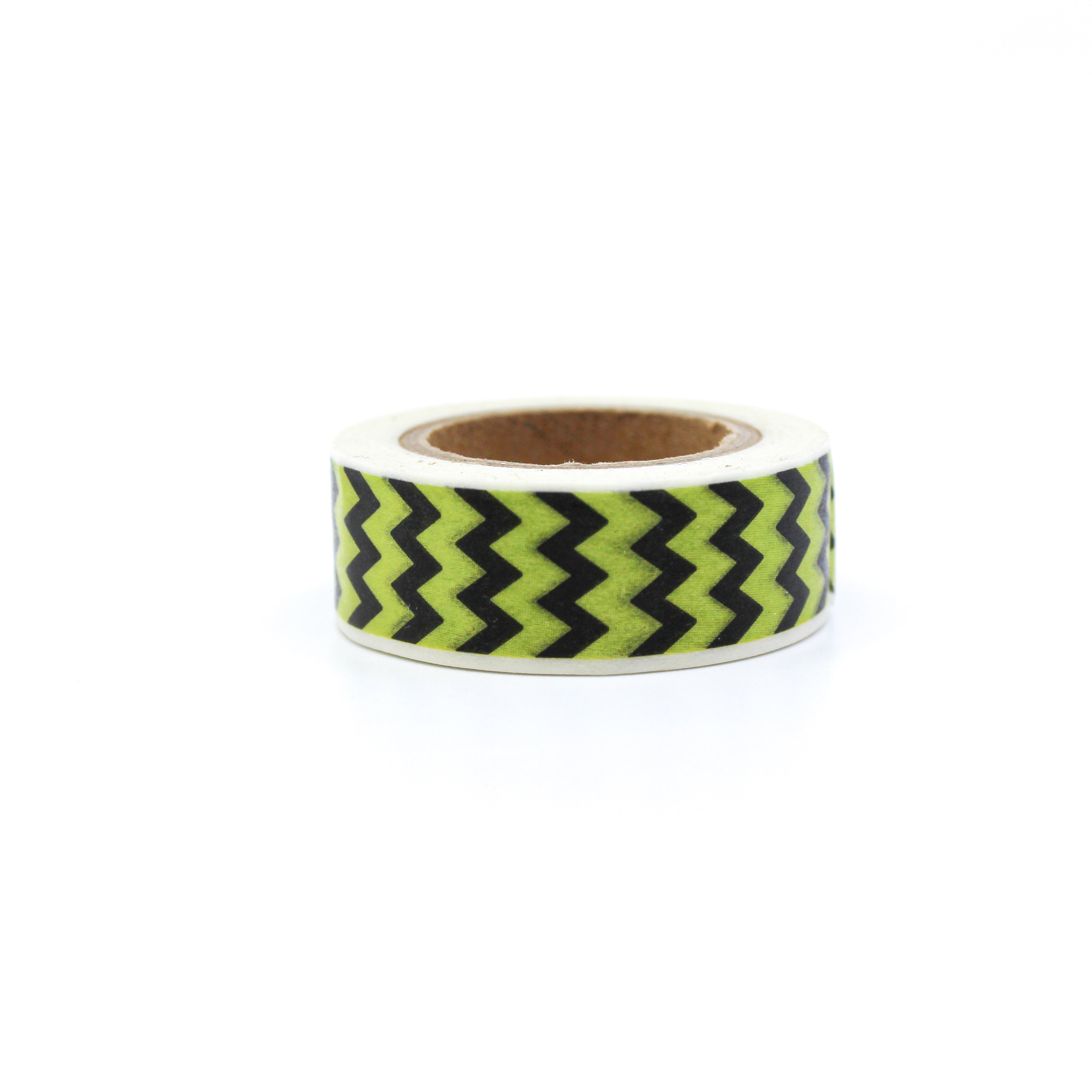 This is a cute yellow with black chevron washi tape from BBB Supplies Craft Shop